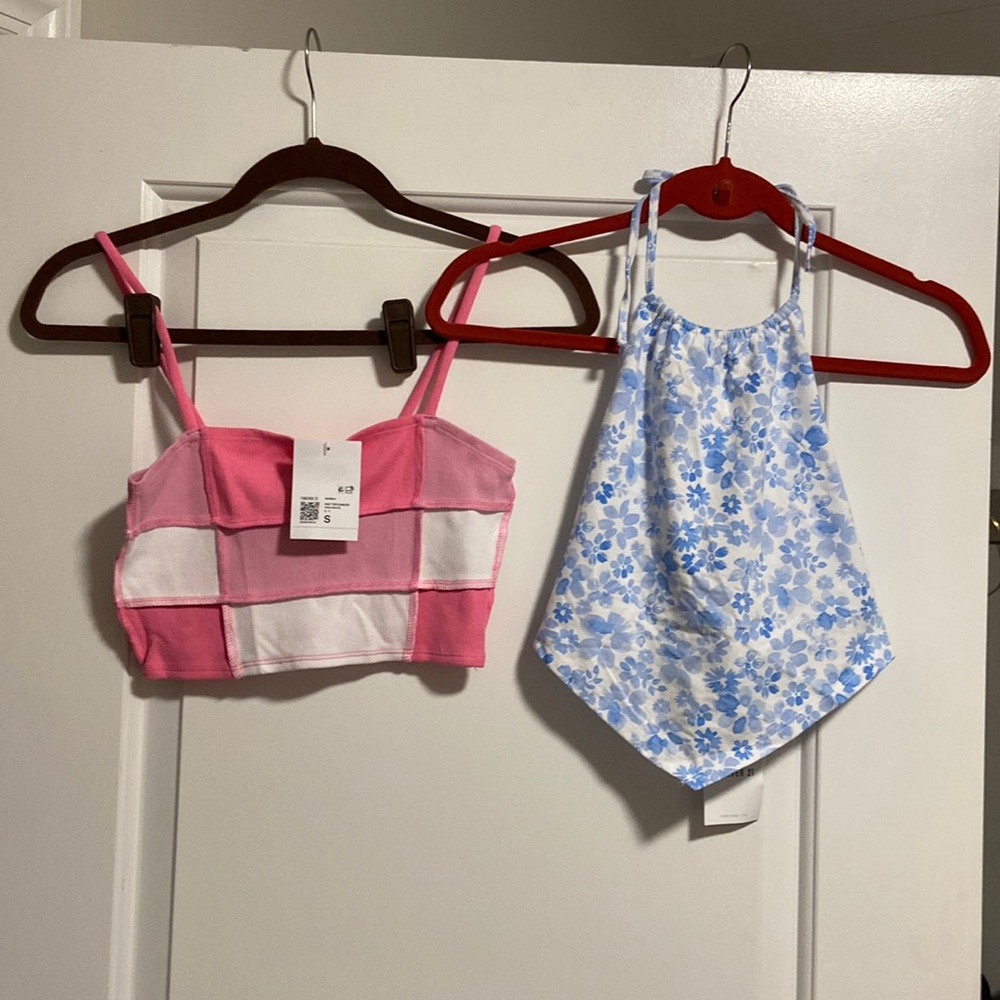 New w tag 2 pc forever 21 crop tops